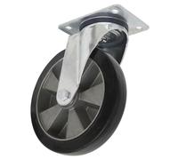 Sealey SCW5152SPEM Heavy-Duty Rubber Swivel Castor Wheel Ø152Mm - Trade
