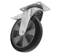 Sealey SCW5152SPLEM Heavy-Duty Rubber Castor Wheel Swivel with Total Lock