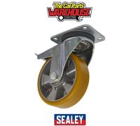 Sealey SCW5160SPL 160mm Castor Wheel with Swivel Plate & Total Lock