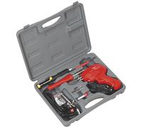 Sealey Soldering Gun Iron Kit 8 Pieces 3-Pin Plug Hand Tool With Case Sd300K