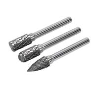 Tungsten Carbide Rotary Burr Set 3pc