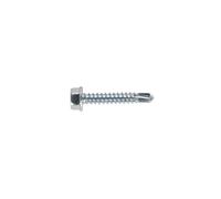 Sealey Hex Head Zinc Plated Din 7504K Self Drilling Screws 4.2mm 25mm Pack of 100