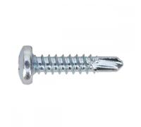 Sealey SDPH4219 Self-Drilling Screw 4.2 X 19Mm Pan Head Phillips Zinc Pack Of 100