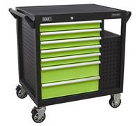 Sealey Sealey AP36MWS 920mm 7 Drawer & Cupboard Mobile Workstation