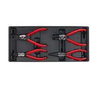 Sealey Sealey TBT03 4 Piece Tool Tray Circlip Pliers Set