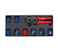 Sealey Sealey TBT16 Ratchet Crimper & 325 Assorted Insulated Terminal Set