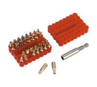 Sealey Security Bit & Magnetic Adaptor Set 33Pc Ak614