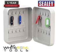 Sealey Security Key Storage Cabinet Safe Lock Box Coloured Tags Wall Mounted