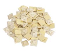 Sealey Self Adhesive Cable Tie Mounts White 30mm Pack of 100