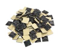 Sealey CTM3030B Self-Adhesive Cable Tie Mount 30 X 30Mm Black Pack Of 100