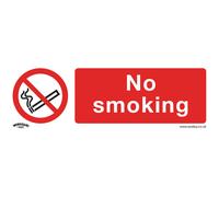 Sealey SS13V1 Prohibition Safety Sign - No Smoking - Self-Adhesive Vinyl