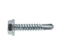 Sealey SDHX4825 Self Drilling Screw 4.8 x 25mm Hex Head Zinc DIN 7...