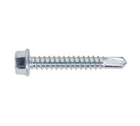 Sealey SDHX5538 Self-Drilling Screw 5.5 X 38Mm Hex Head Zinc Pack Of 100