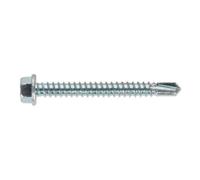 Sealey Self-Drilling Screw 5.5 X 50mm Hex Head Zinc Pack Of 100 Sdhx5550