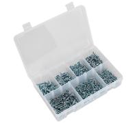 Sealey Self Drilling Screw Assortment 500pc Pan Head Phillips Zinc