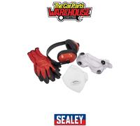 Sealey Flexi Grip Gloves Ffp1 Mask Goggles & Ear Defenders Safety Pack Sep2