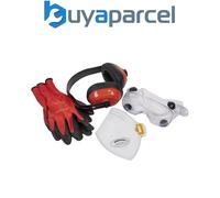 Sealey SEP4 Worksafe® Flexi Grip Gloves, FFP2 Mask, Goggles & Ear Defenders