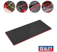 Sealey SF30R Easy Peel Shadow Foam® Red/Black 1200 X 550 X 30Mm