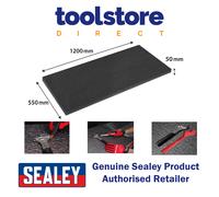 Sealey Shadow Foam SF50BK - Easy Peel for Tool Chests & Cabinets 1200×550×50mm Black