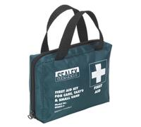 Sealey First Aid Kit SFA02 Medium for Cars, Taxis & Small Vans – BS 8599-2 Compliant
