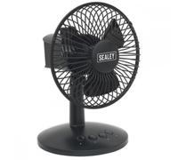 Sealey SFF6USB Oscillating Usb Desk Fan 3-Speed 6in
