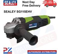 Sealey SG115EHV Ø115mm Angle Grinder 750W WITH - Next Day Free Delivery