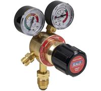 Sealey Acetylene Regulator, Bull Nose Adaptor and 3/8" Hose Union - SGA40