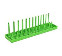 Sealey SH1414HV Socket Holder 1/4inSq Drive 4-15Mm Hi-Vis Green