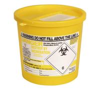 Sealey Sharps Bin Box 2.5L Safe Storage Waste Disposal Container Ssp250