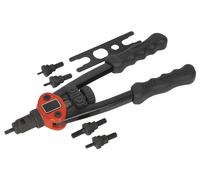 Sealey AK3984 Short-Arm/Compact Threaded Nut Riveter Riveters Gun/Tool