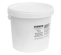 Sealey Shot Blasting Beads Glass 5Kg Plastic Tub 180-300 Microns White B5Kg