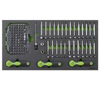 Sealey Siegen 170pc Specialised Bit Set & Folding Hex Keys with Tool Tray - S01275