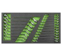 Sealey Siegen 20pc Combination & Deep Offset Spanner Set with Tool Tray - S01273