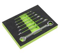 Siegen by Sealey 7pc Combination Ratchet Spanner Set - S01142