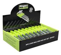 Sealey Siegen 9pc Long Ball-End Hex Set - Display Box of 10 - S01263