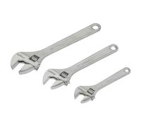 Sealey Siegen Adjustable Wrench Set 3 Piece - Jaw Capacity 19-28mm