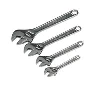 Sealey Adjustable Wrench Set S0449 4pc 150/200/250/300mm