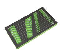 Sealey S01273 Combination & Deep Offset Spanner Set 20pc Metric in EVA Foam SSF