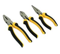 Siegen 3 Piece Comfort Grip Plier Set