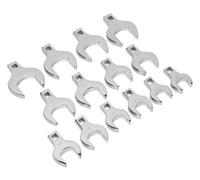 Sealey Siegen Crow's Foot Open End Spanner Set 1/2"sq Drive 14Pc S01109