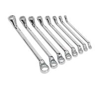 Sealey Siegen S0405 8pc Deep Offset Ring Spanner Set - Metric