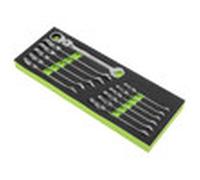Sealey Siegen Flexi-Head Combination Ratchet Spanner Set 12Pc