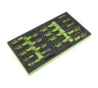 Sealey Siegen Hammer Thru Screwdriver & Bit Set with Tool Tray 28pc S01281