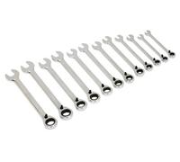 Sealey Siegen Reversible Ratchet Combination Spanner Set 12Pc S0840