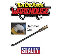Sealey S01137 Pry Bar With Hammer Cap 610Mm Heavy-Duty 25°
