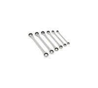 Sealey Siegen S0636 6pc Double End Ratchet Ring Spanner Set - Metric