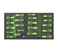 Siegen by Sealey 20pc Screwdriver Set with Tool Tray - S01276