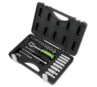 Sealey Siegen Socket Set 1/4 Drive 26 Pce Set + Deep Sockets In Case