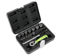 Sealey Siegen Socket Set 1/4" Sq Drive 25 Piece - Chrome Vanadium Steel