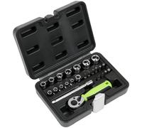 Sealey Socket Set S01233 – 25pc 1/4in Sq Drive, Metric
